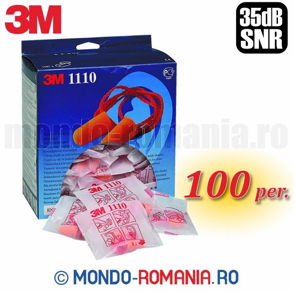 Antifoane 3M interne cu snur - Antifoane 3M protectie auditiva